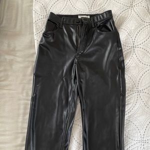 Abercrombie and Fitch leather pants